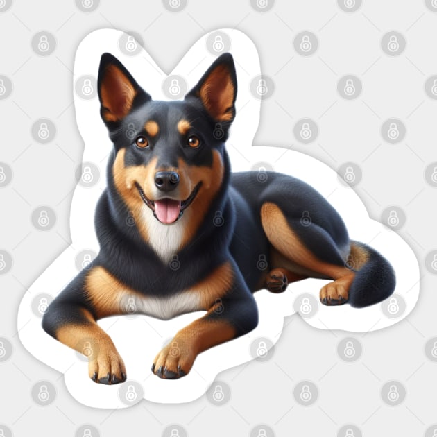 Australian Kelpie Sticker by millersye